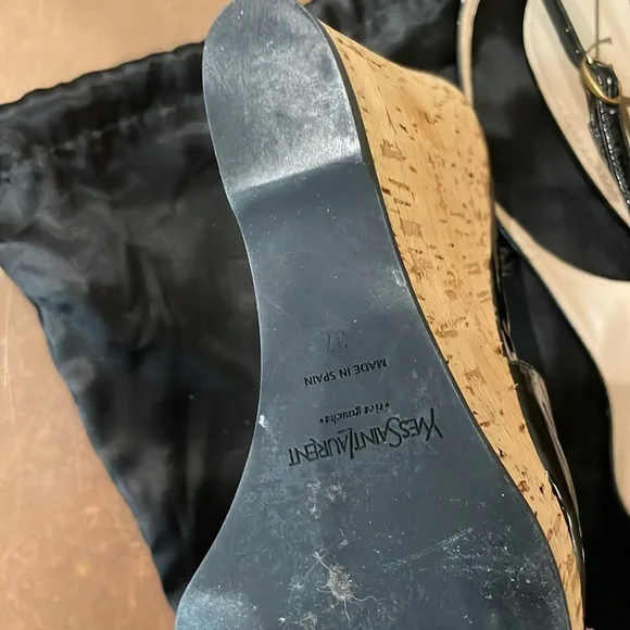 YSL patent leather slingback shoes - Picture 6 of 11